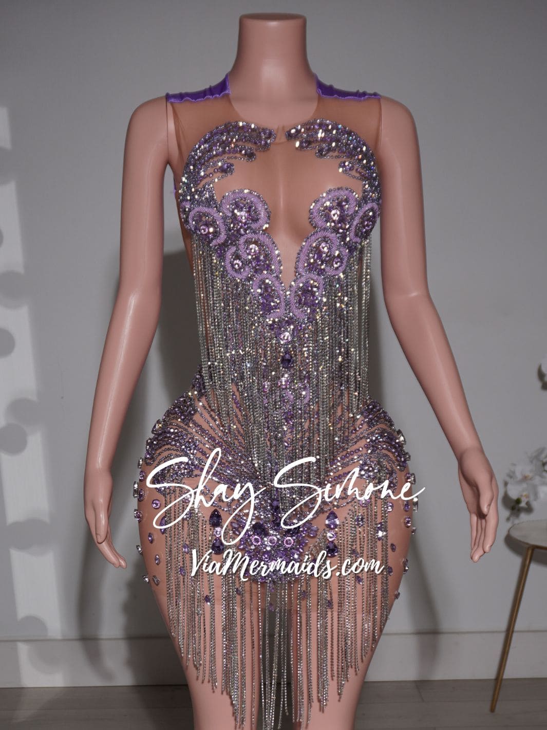 It Girl 3.0 Fringe Rhinestone Dress