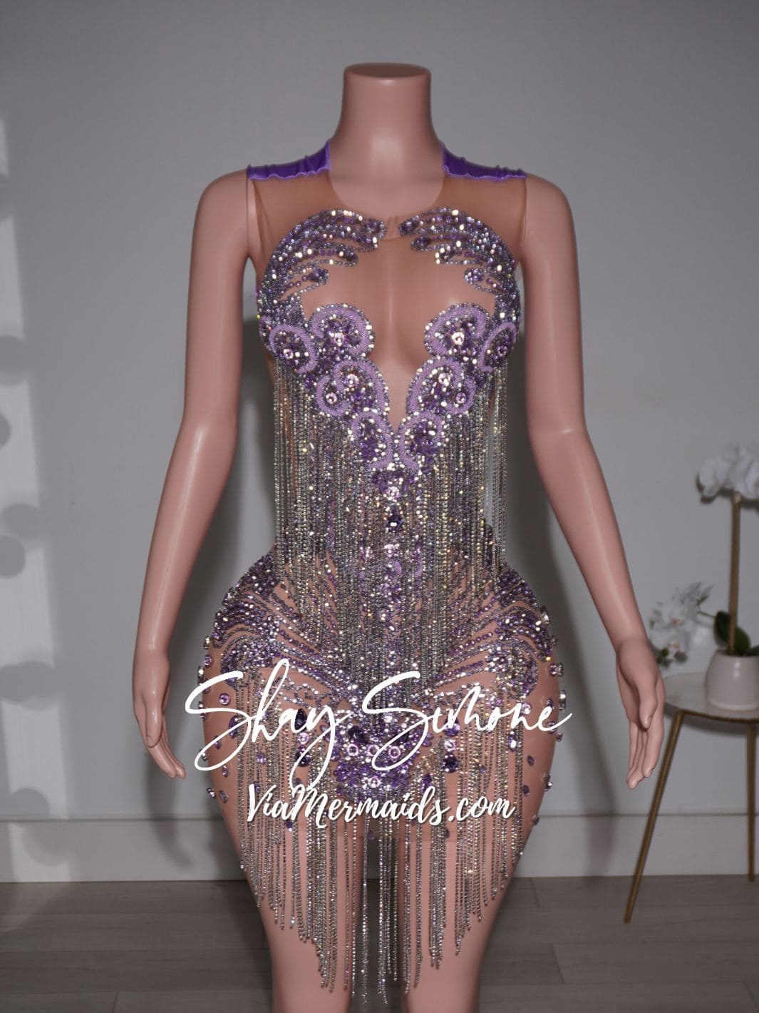 It Girl 3.0 Fringe Rhinestone Dress