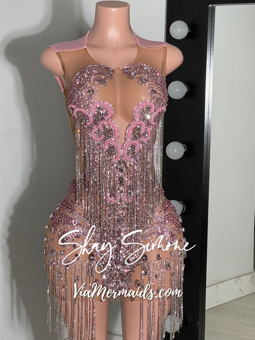 It Girl 3.0 Fringe Rhinestone Dress