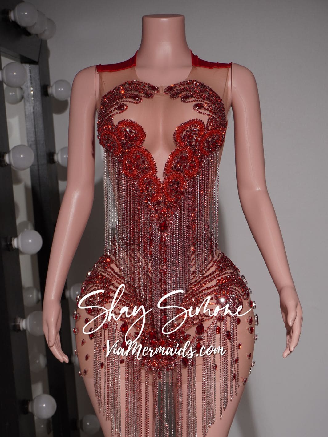 It Girl 3.0 Fringe Rhinestone Dress