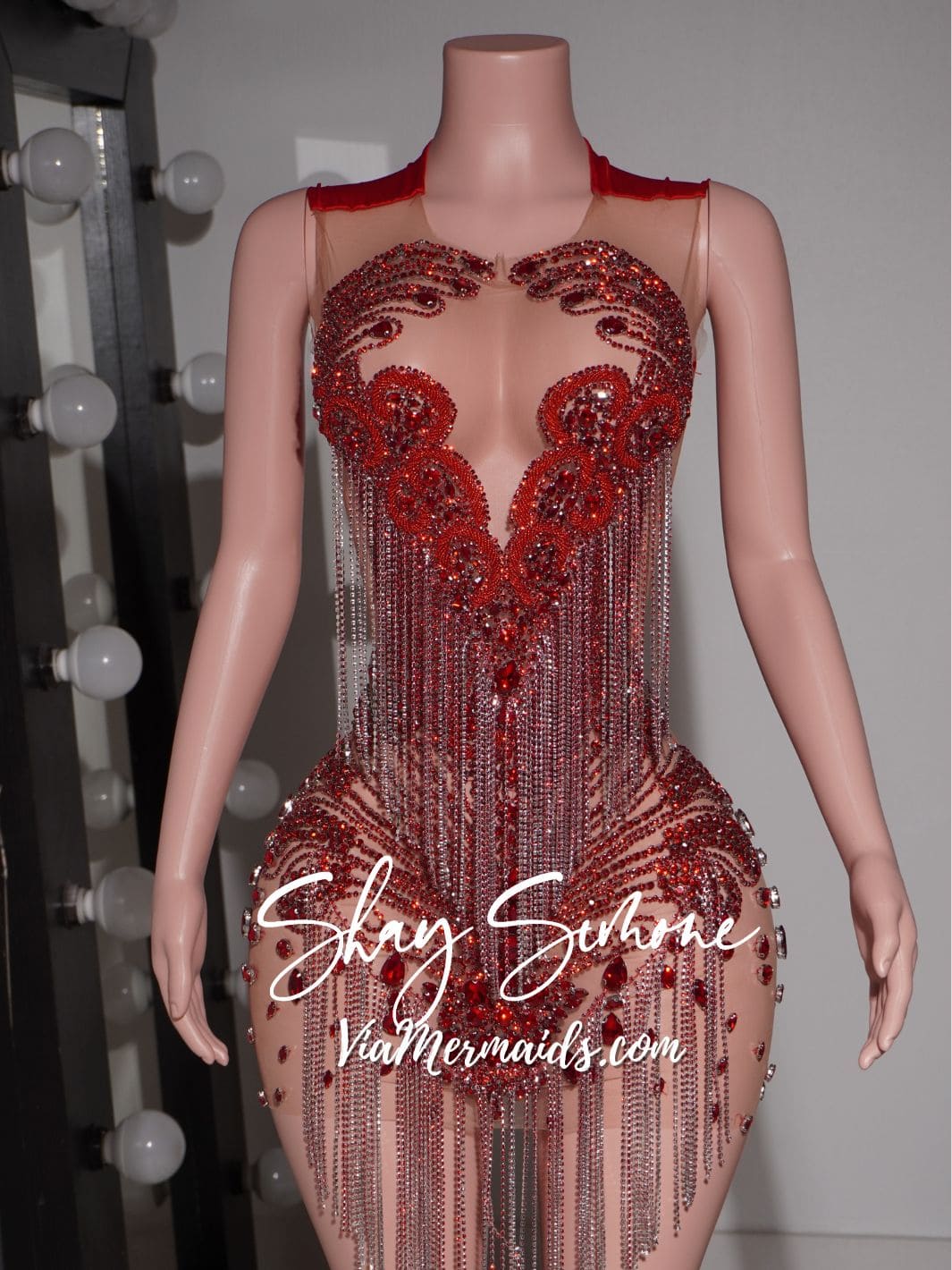 It Girl 3.0 Fringe Rhinestone Dress