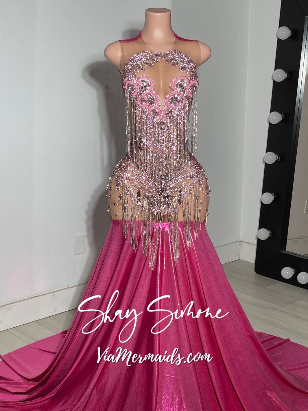 IT GIRL 4.0 FRINGE EVENING GOWN