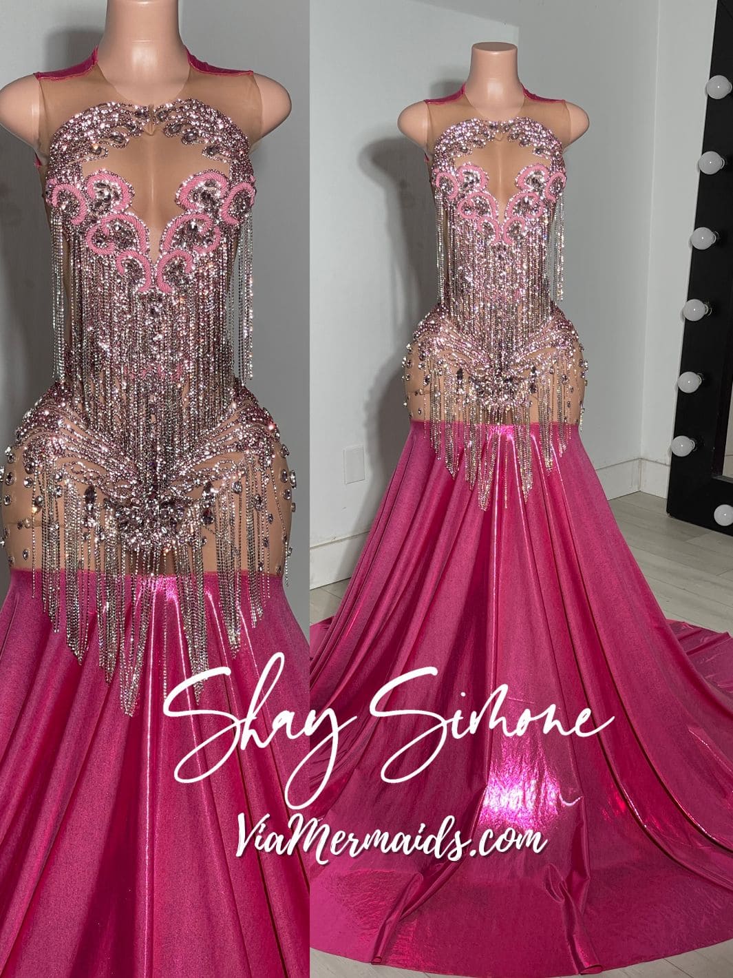 IT GIRL 4.0 FRINGE EVENING GOWN