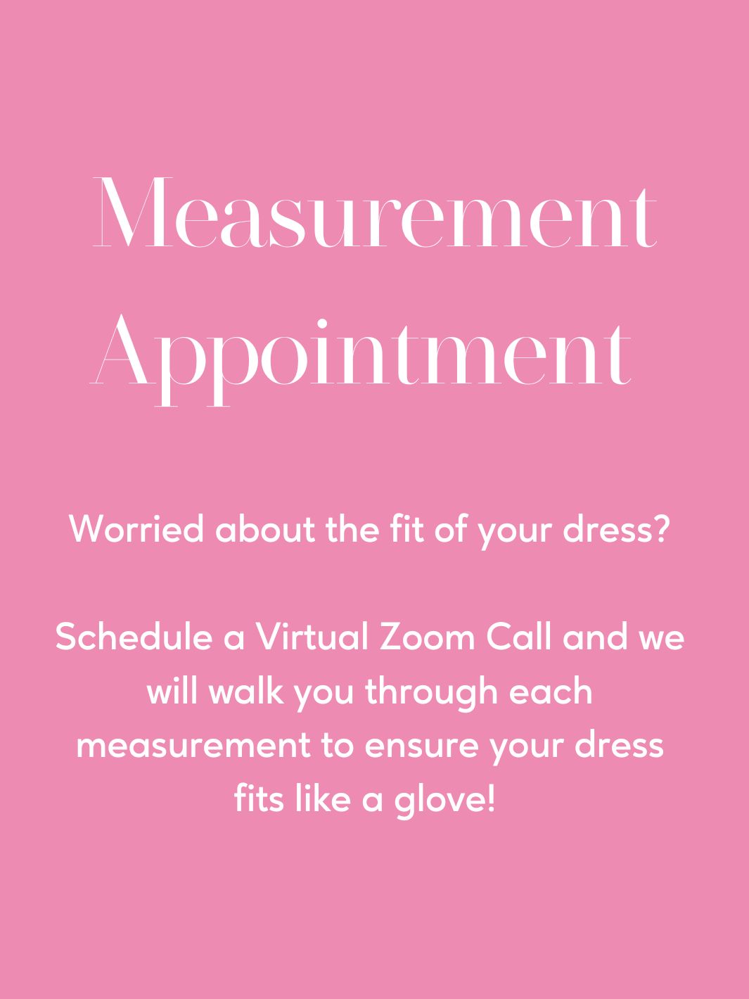 Measurement Appointment