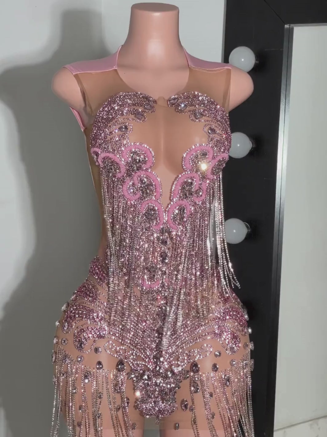 It Girl 3.0 Fringe Rhinestone Dress