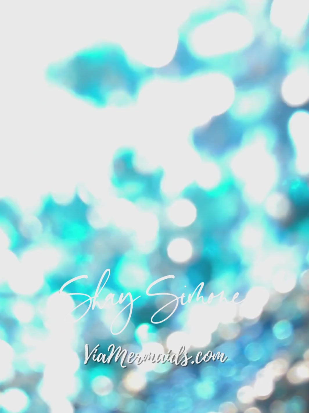 Mere Turquoise Blue Glitter Rhinestones Dress with Fringe