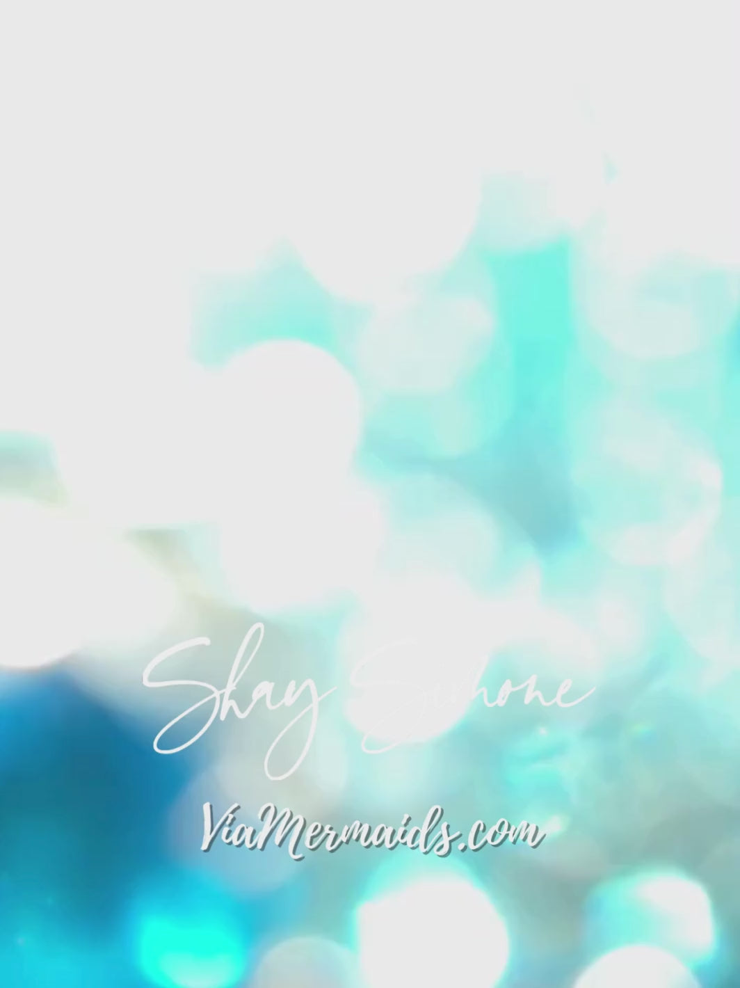 Niya 2.0 Blue Turquoise Iridescent Rhinestone Dress