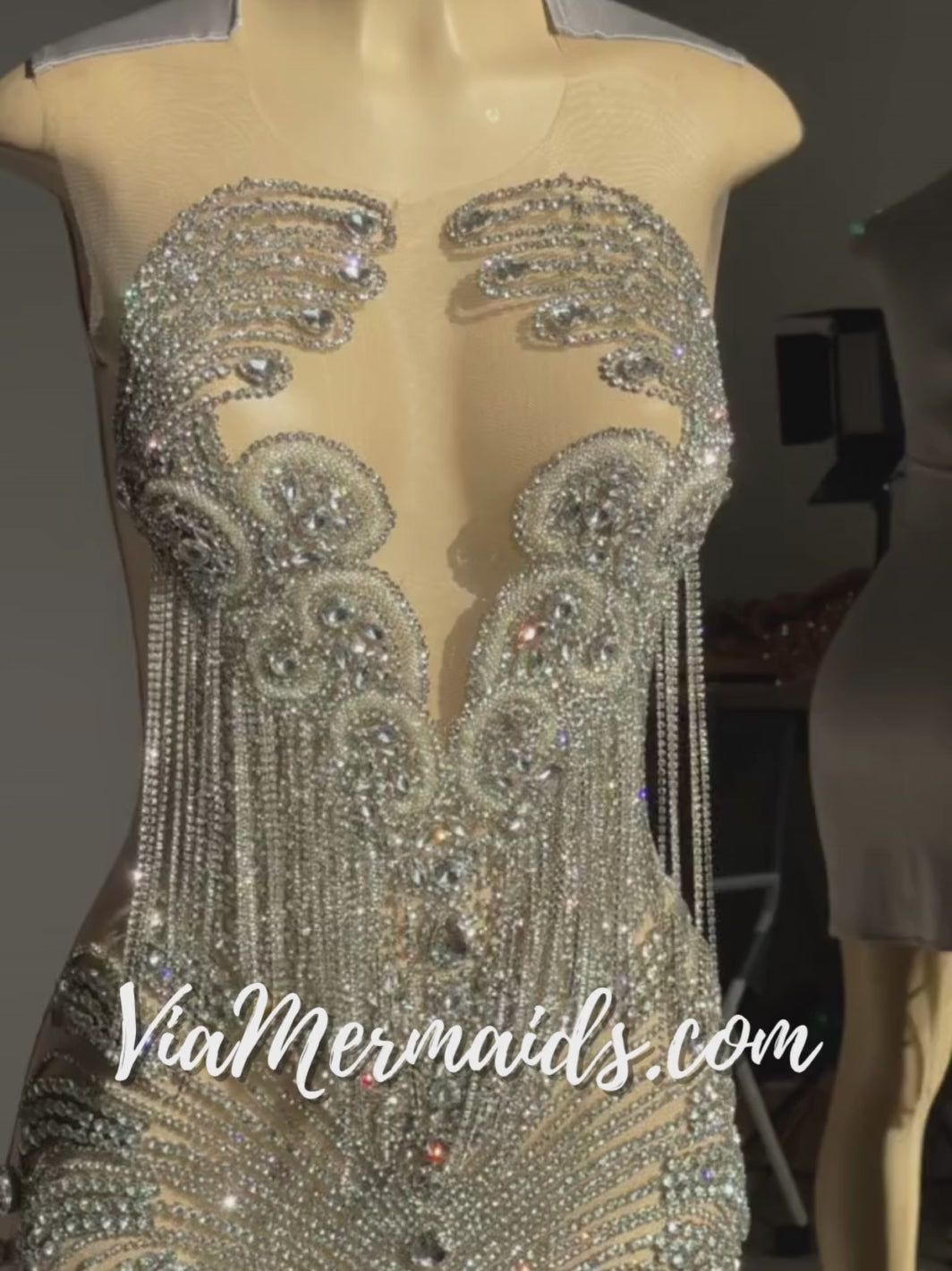 It Girl 3.0 Fringe Rhinestone Dress