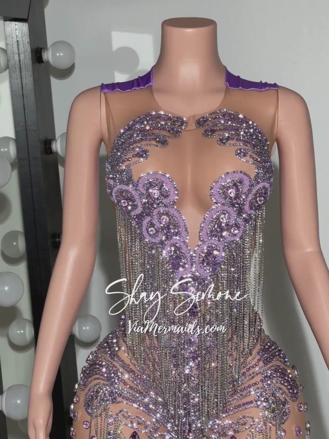 It Girl 3.0 Fringe Rhinestone Dress